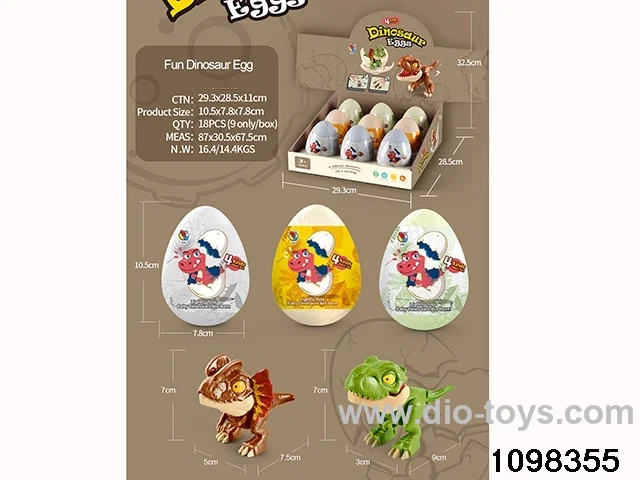 dinosaur egg in display box