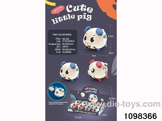 electric pig in display box