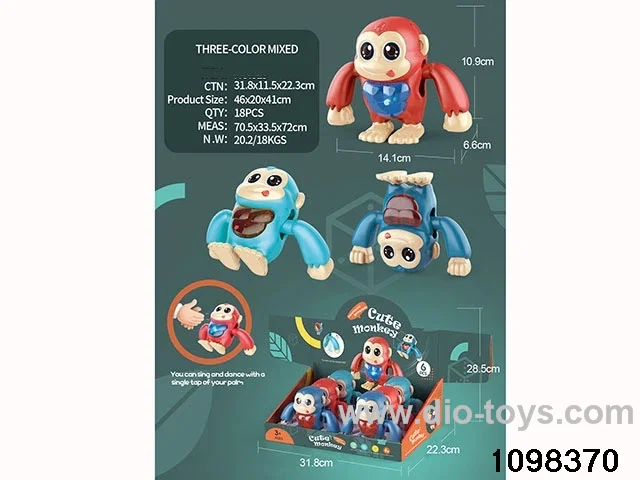 electric monkey in display box