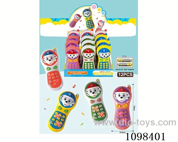 Barking sound and light mobile phone (according to 2 No. 7 batteries, not including batteries) (12 sets)