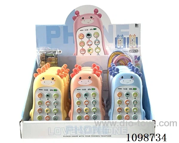 Early Education English Deer projection mobile phone (cable package)