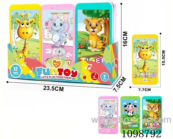 Cartoon animal phone 12PCS