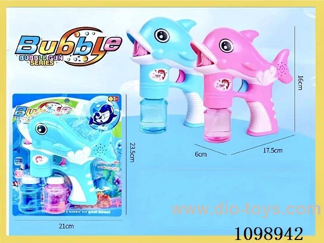 B/O bubble gun with lights and music