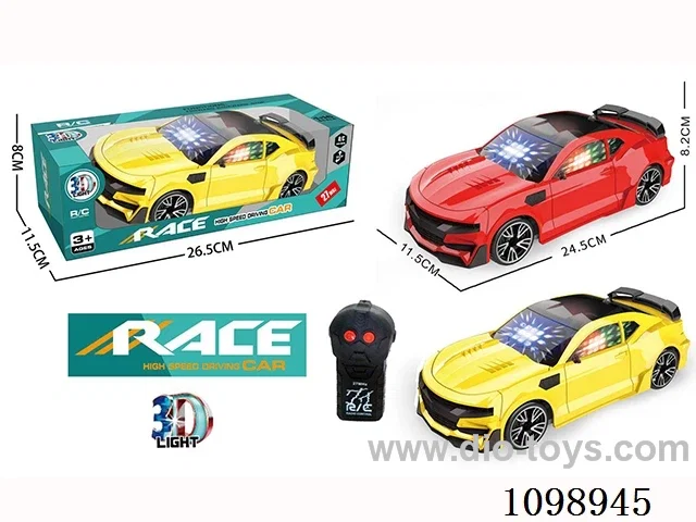 1:16 2ch rc car with 3D lighting