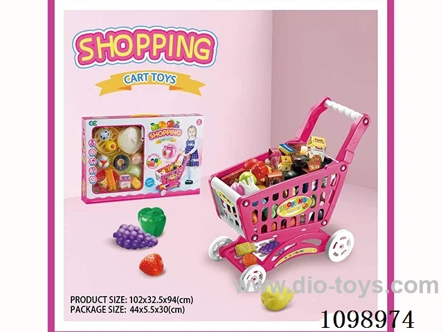 shopping cart with steamer breakfast