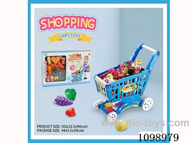 shopping cart with breakfast bread