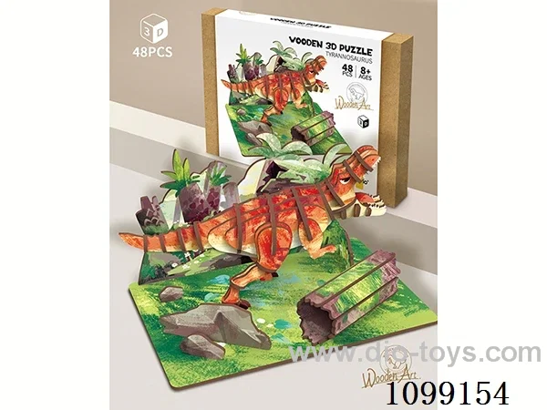 3D wooden puzzle series