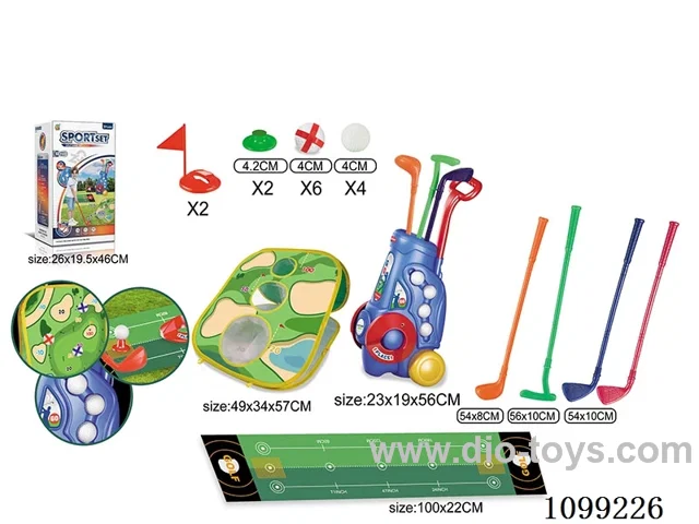 Golf bucket + carpet + tent set
