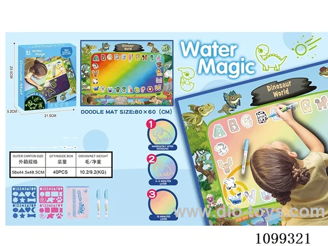 Magic Water Canvas (Dinosaur)