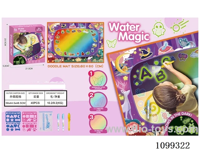 Glow-in-the-dark Water Canvas (Princess Adventure)