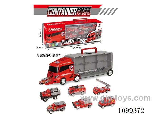sliding alloy car 6PCS