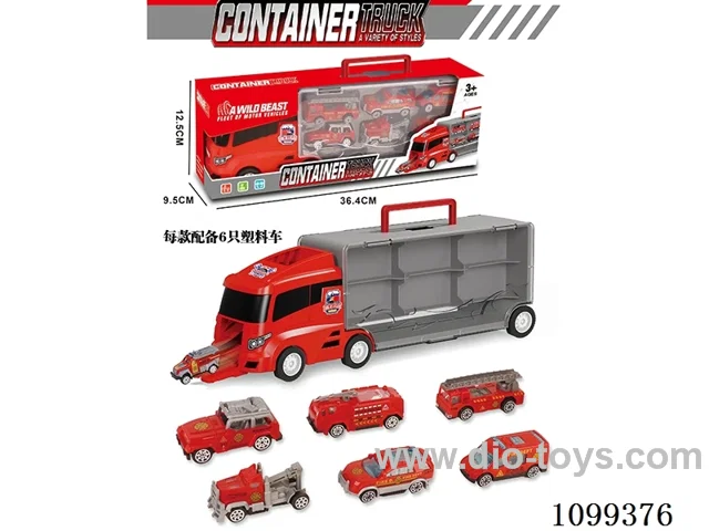 sliding ABS car 6PCS