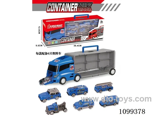 sliding ABS car 6PCS