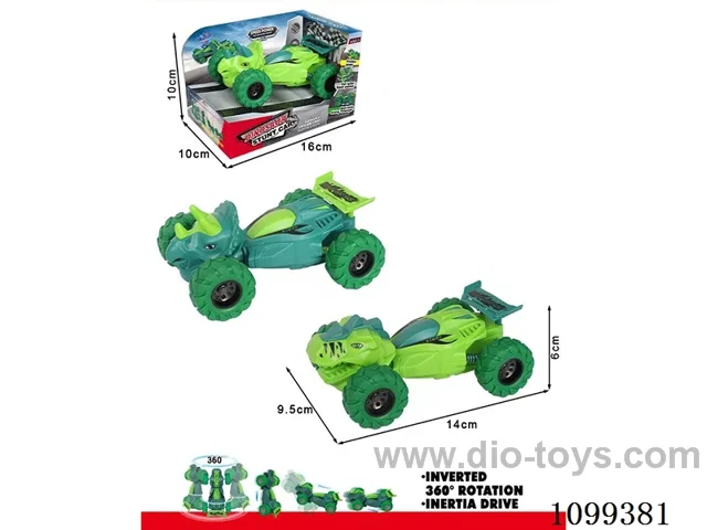 Inertia twist stunt car