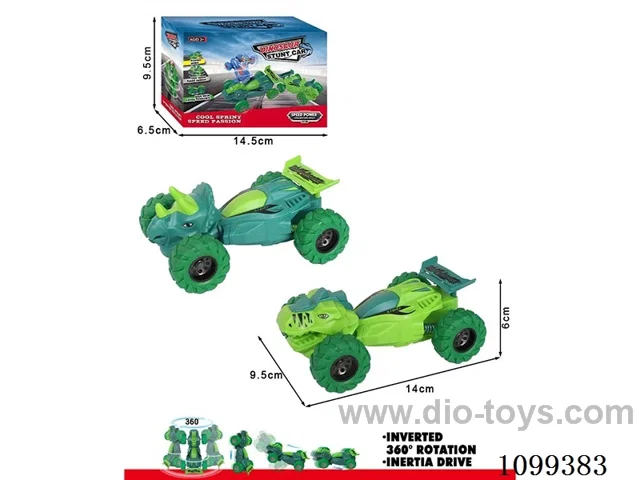 Inertia twist stunt car