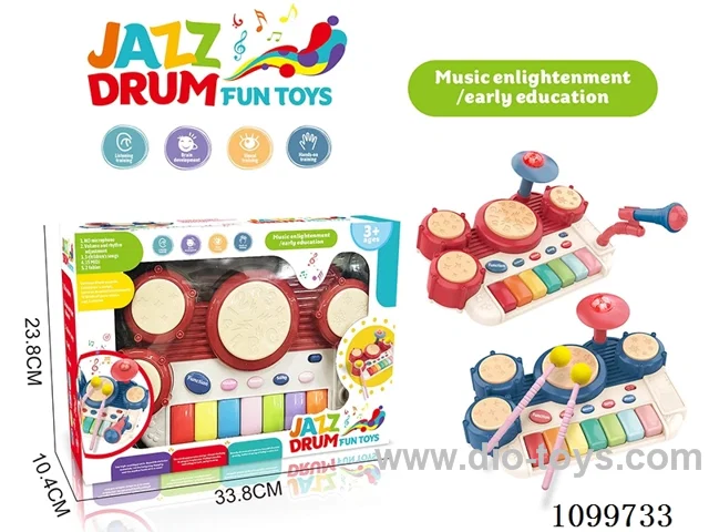Drum set (with microphone)
