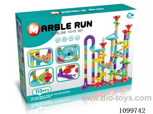 Ejection ball track building blocks
