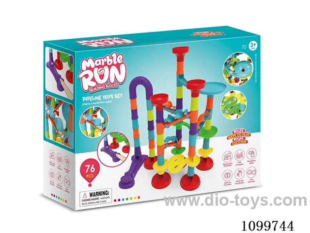 Ejection ball track building blocks