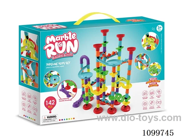 Ejection ball track building blocks