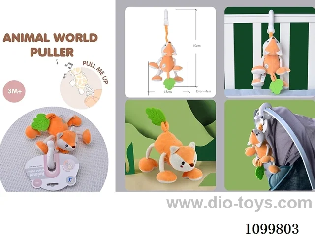 pull toys with BB whistle paper/vibration function
