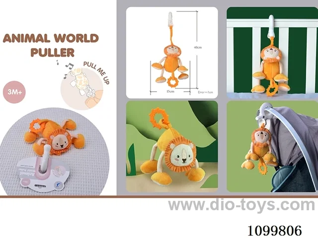 pull toys with BB whistle paper/vibration function