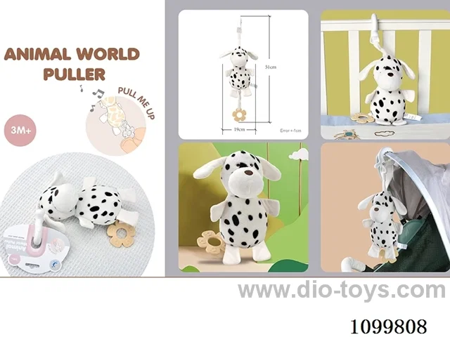 pull toys with BB whistle paper/pull for music