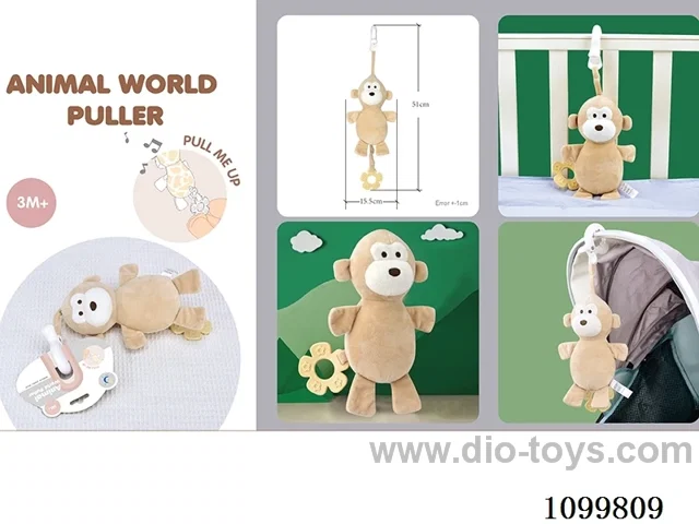 pull toys with BB whistle paper/pull for music
