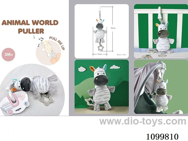 pull toys with BB whistle paper/pull for music