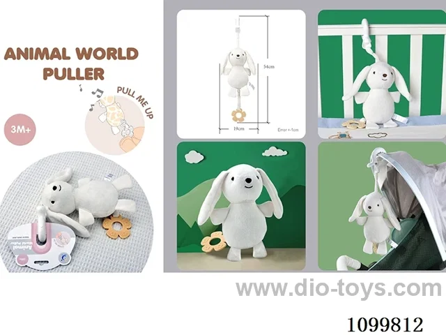 pull toys with BB whistle paper/pull for music