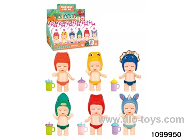 dolls in display box
