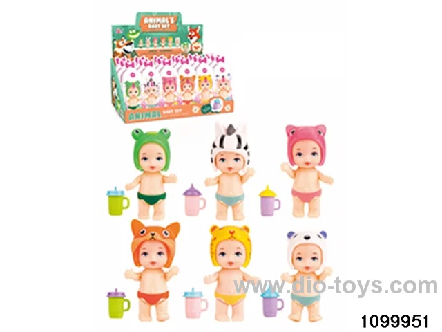 dolls in display box
