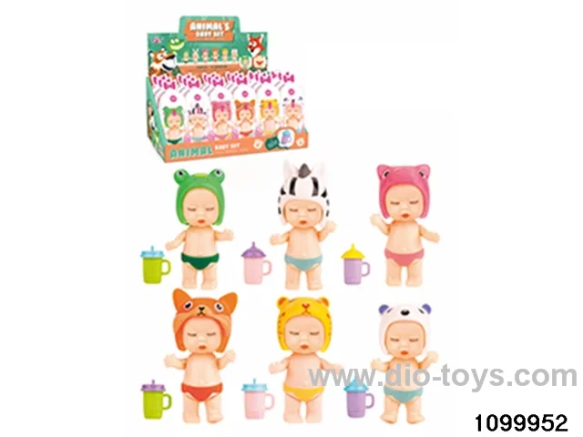 dolls in display box