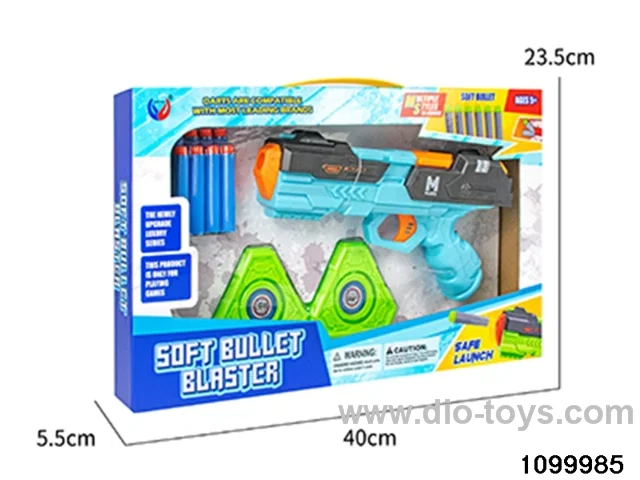 Softball gun + target in display box