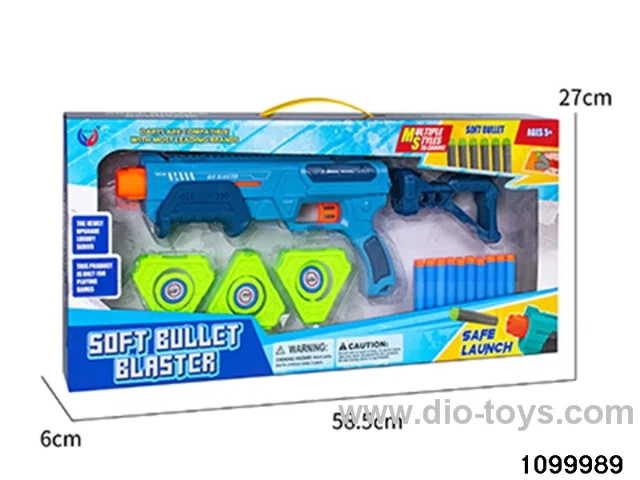 Softball gun + target in window box