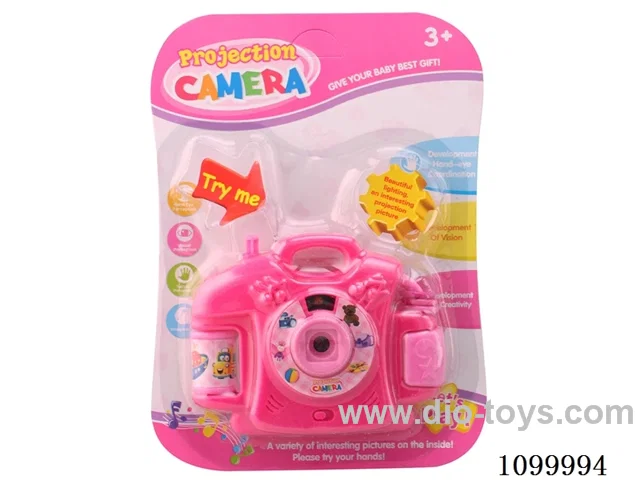 Projection camera with light