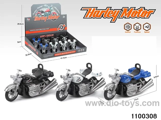 inertial motorbike in display box