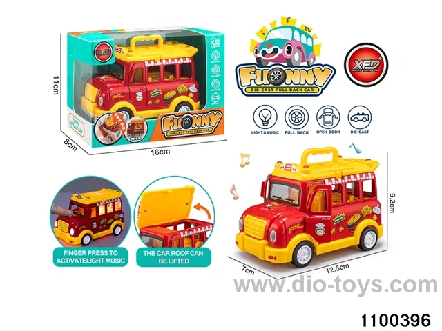Alloy Pull Back Car in window box