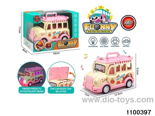 Alloy Pull Back Car in window box