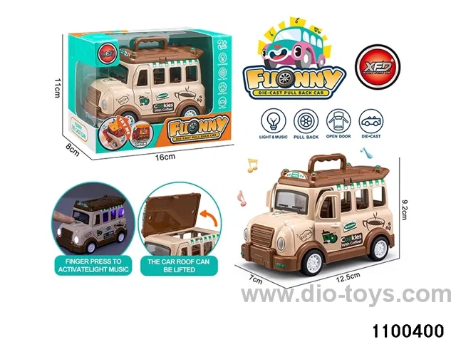 Alloy Pull Back Car in window box