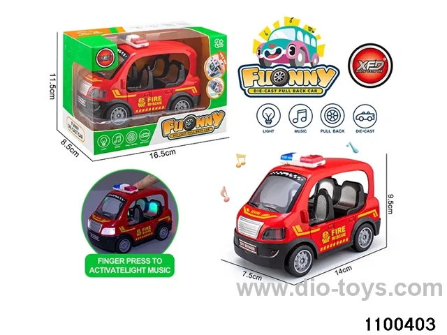 Alloy Pull Back Car in window box