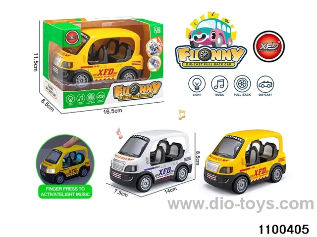 Alloy Pull Back Car in window box
