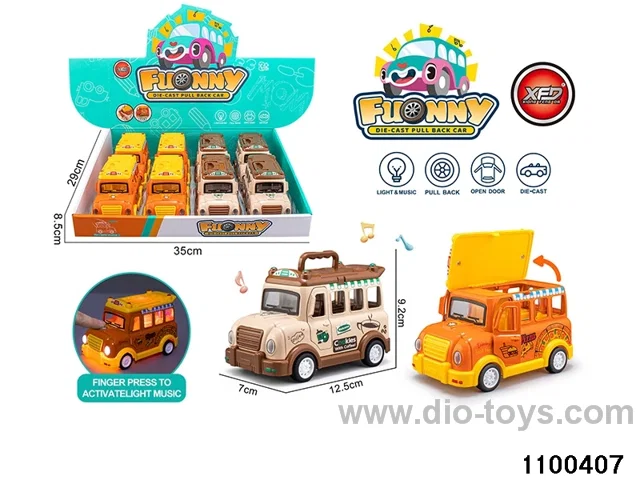 Alloy Pull Back Car in display box