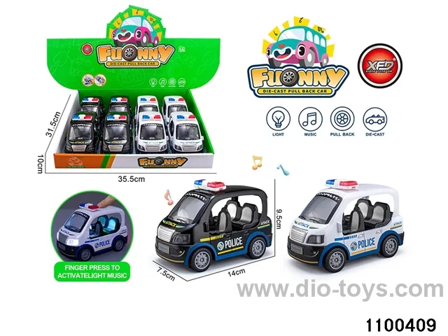 Alloy Pull Back Car in display box