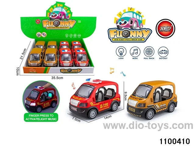 Alloy Pull Back Car in display box