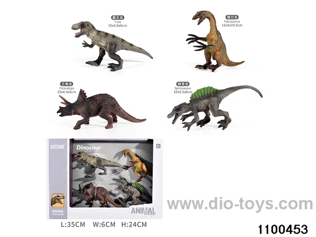 4pcs Animal Set in window box