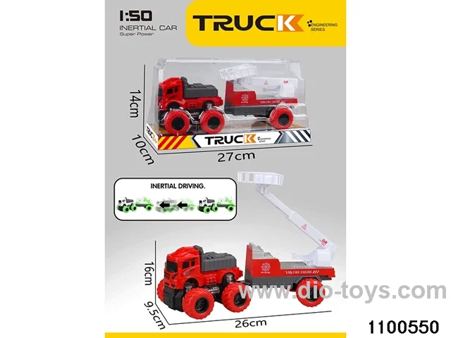 inertial tractor-trailer in PVC cover