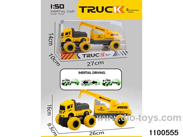 inertial tractor-trailer in PVC cover