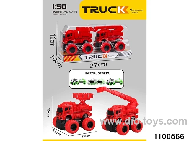 inertial tractor-trailer in PVC cover