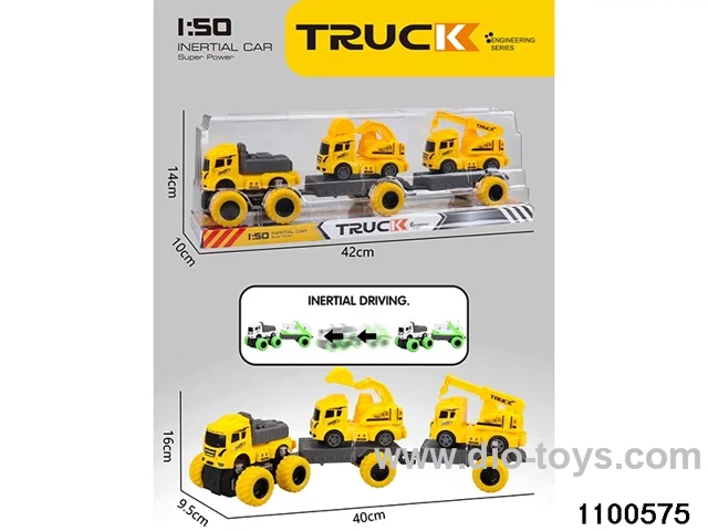 inertial tractor-trailer in PVC cover