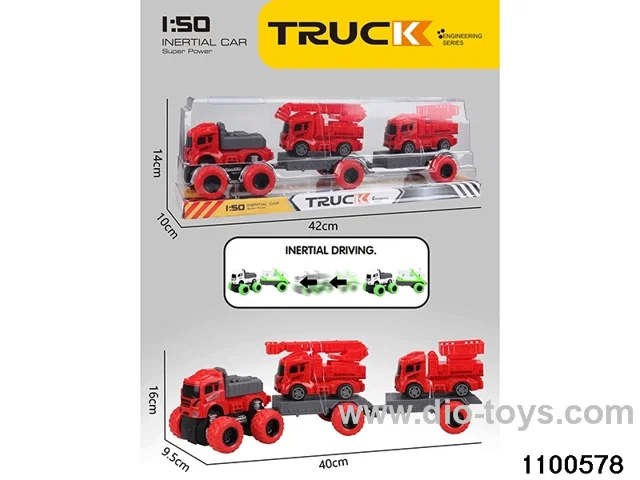 inertial tractor-trailer in PVC cover